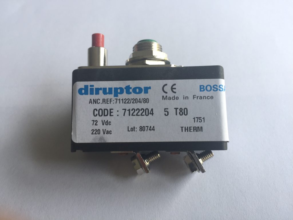 Disjoncteur- DIRUPTOR-reference-7122204-5-T80