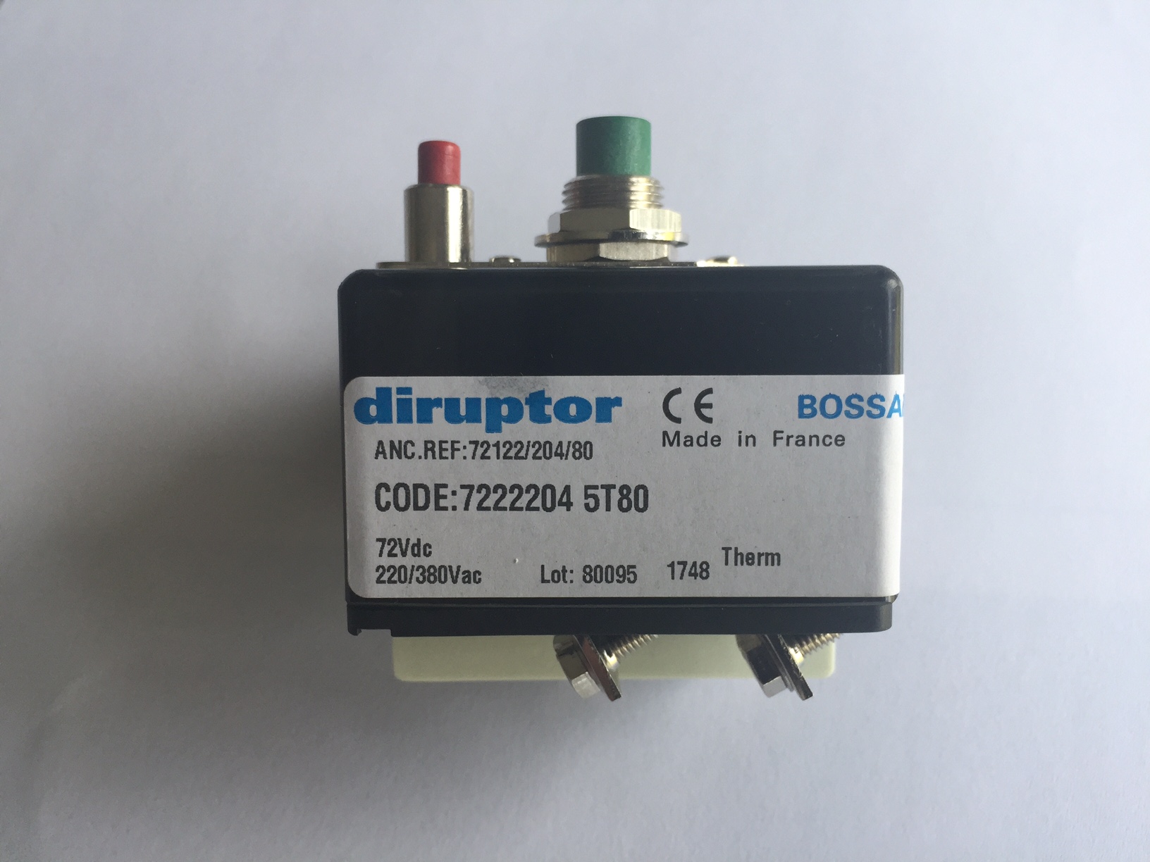Alternating Bipolar Button Diverter – 28V, 4A, Code 8023